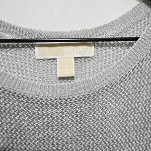Michael Kors Silver Knit Top